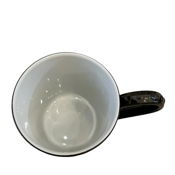 GUCCI XXV Animalium Print Mug Porcelain Butterfly with Lid Blue Black Gold NEW - Picture 10 of 16